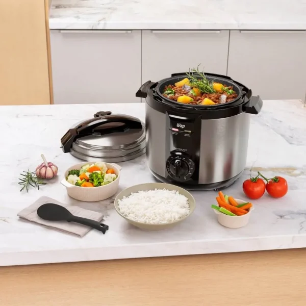 Panela de Pressão Elétrica WAP 900W 5 Litros Inox WPPE2 - Imagem 3