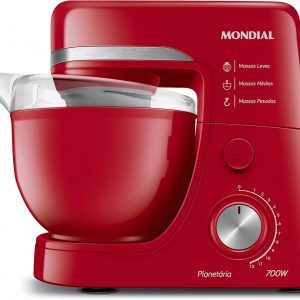 Batedeira Planetária, Mondial, Vermelho, 700W, 110V - BP-03-R