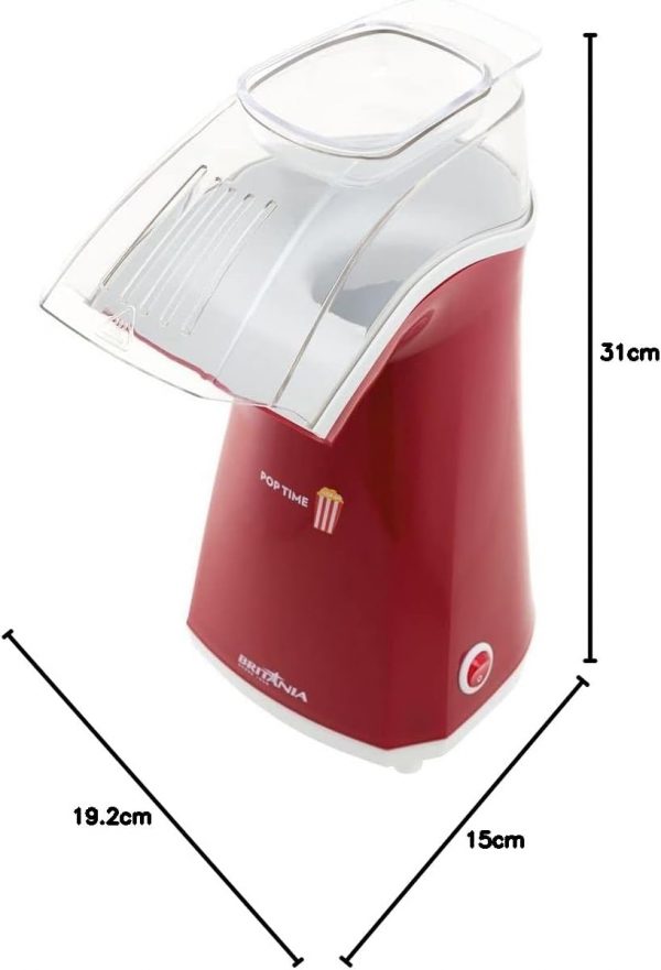 Pipoqueira, Pop time, Vermelho, 110V, Britânia - Imagem 3